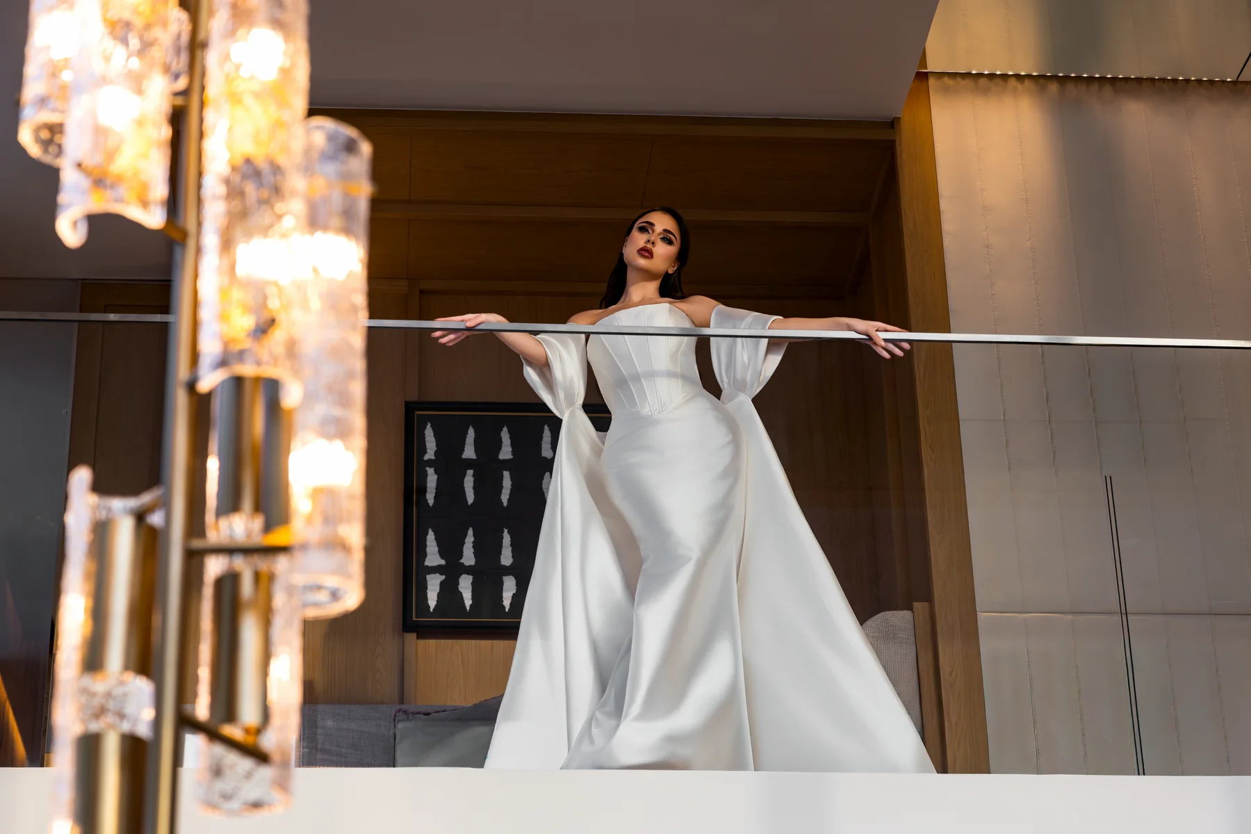 Another view of The modern drape