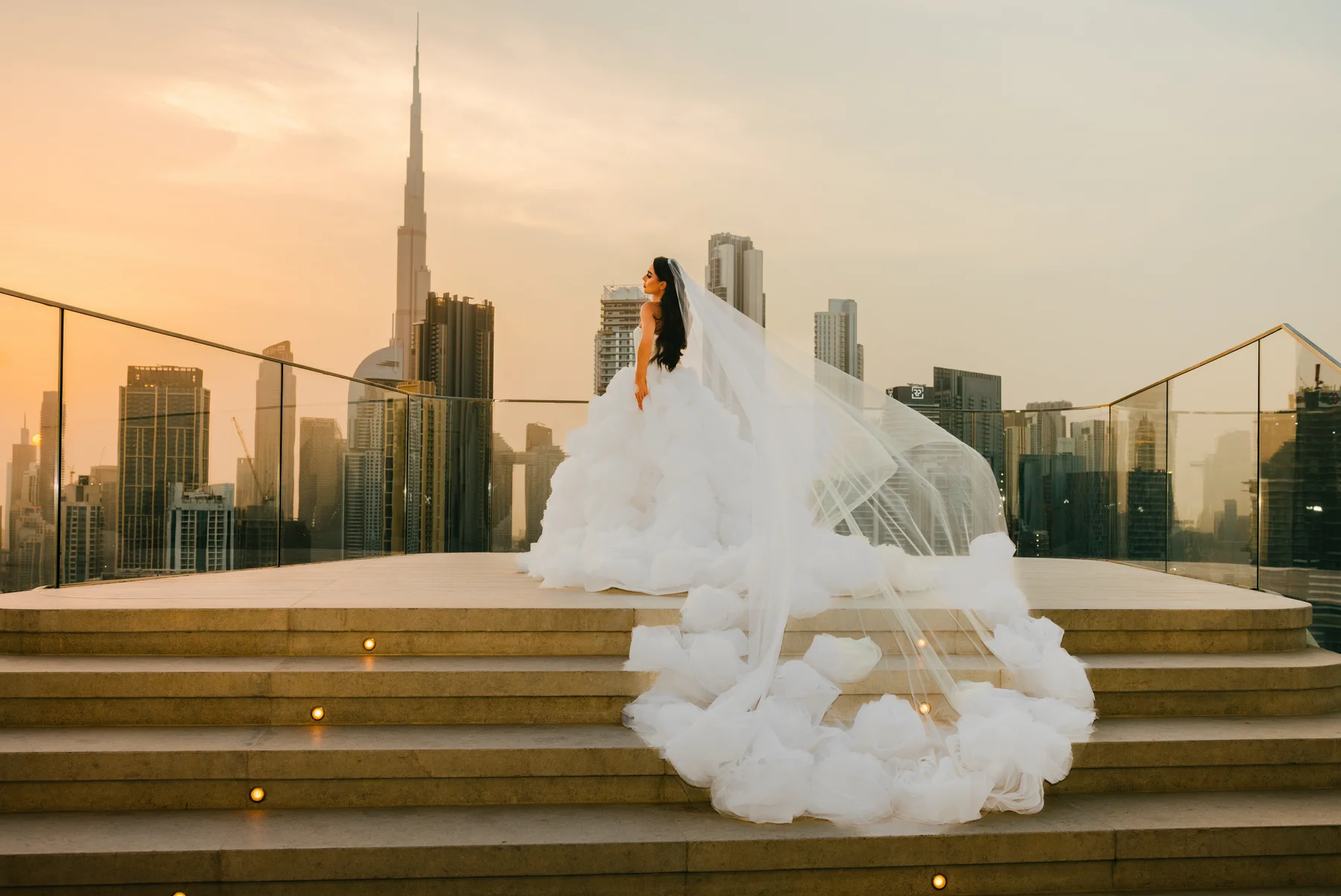 Full-length Contessa bridal campaign look